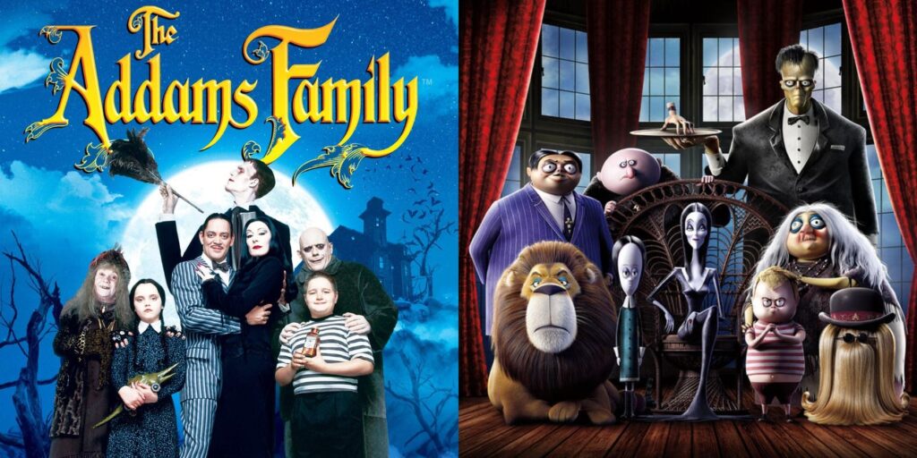 ¿Cuántas películas de la familia Addams hay? (Y cómo se clasifican en IMDb)