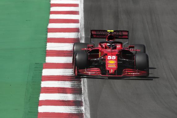 Carlos Sainz, en la clasificación del GP de Portugal de F1 2021