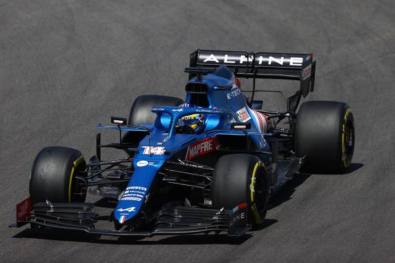 Fernando Alonso, en el GP de Portugal de F1 2021