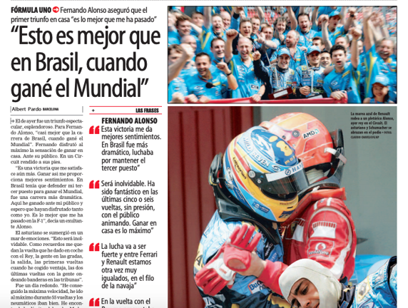 Edición del 15 de mayo de 2006 de Mundo Deportivo
