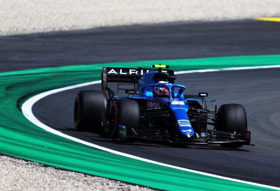 Esteban Ocon, en el GP de España de F1 2021