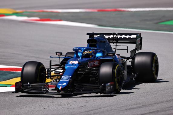 Fernando Alonso, en el GP de España de F1 2021