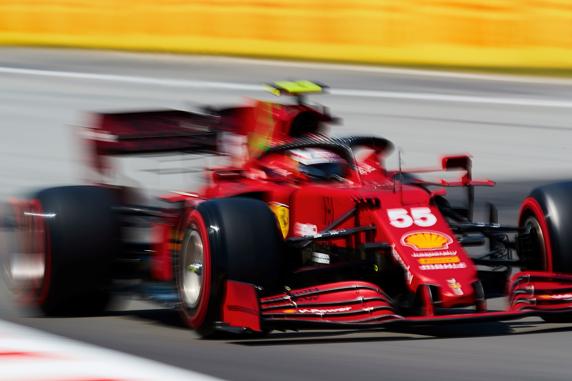 Carlos Sainz, en el GP de España de F1 2021