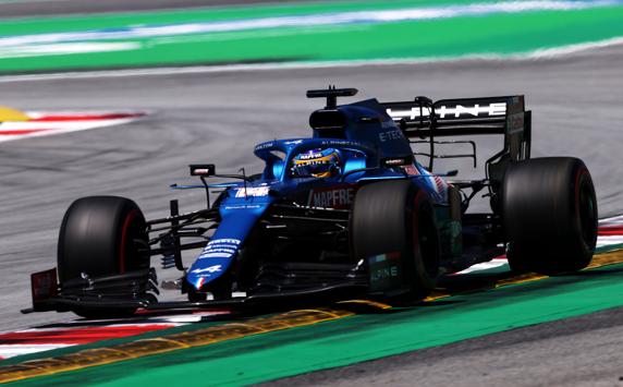 Fernando Alonso, en el GP de España de F1 2021