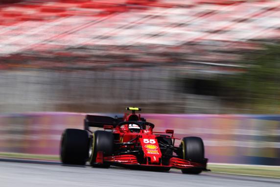 Carlos Sainz, en el GP de España de F1 2021