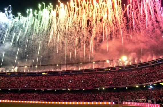 Así lució ese día el Vicente Calderón