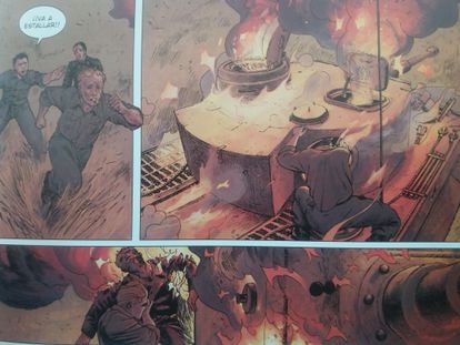 Viñetas de 'Krieg Machine', de Norma Editorial