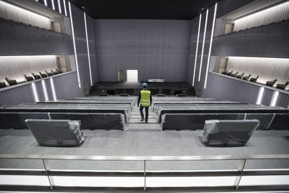 El auditorio del campus universitario con capacidad para 600 personas.