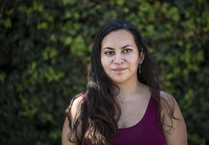 Natalia Aravena es una enfermera que perdió su ojo derecho durante las protestas masivas en 2019.