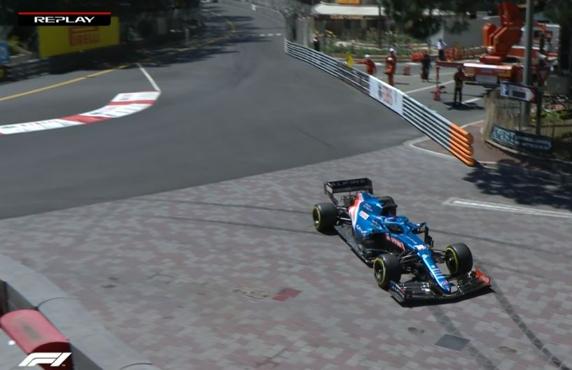 Fernando Alonso, en el GP de Mónaco de F1 2021