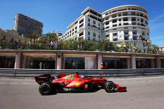 Charles Leclerc, en el GP de Mónaco de F1