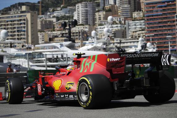 Carlos Sainz, en el GP de Mónaco de F1 2021