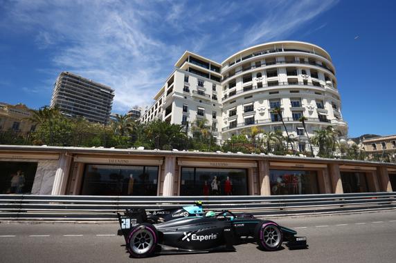 Alessio Deledda, en el GP de Mónaco de F2 2021