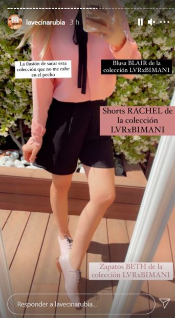 La Vecina Rubia estrena colección de ropa con Birmani, relacionada indirectamente con Belén Corsini / Instagram