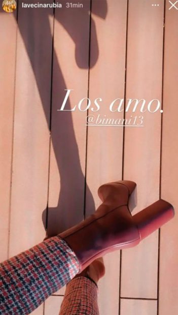 La Vecina Rubia, enamorada de Bimani / Instagram