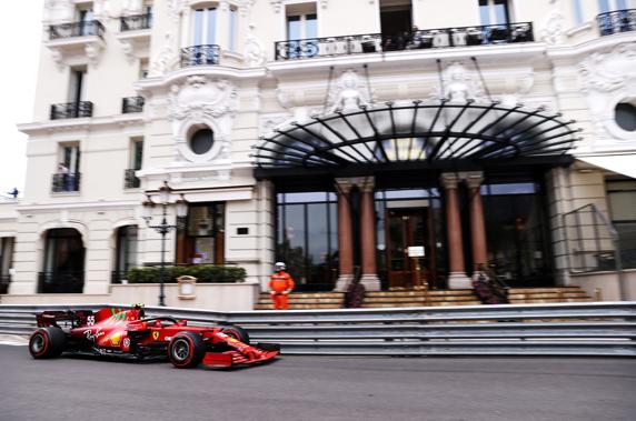 Carlos Sainz, en Mónaco