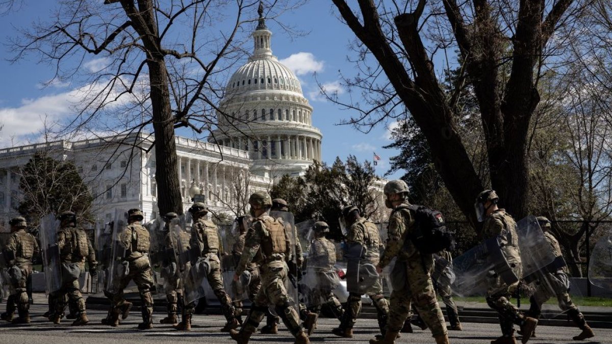 Asalto al Capitolio: más de 2,000 soldados de la Guardia Nacional abandonarán Washington