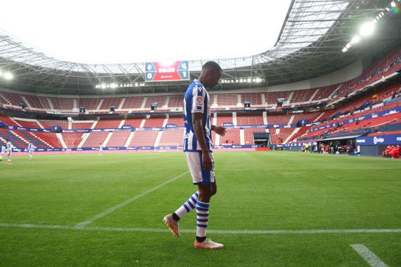 Alexander Isak en El Sadar donde anotó su último gol