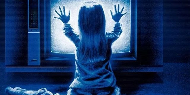 cartel de televisión de película poltergeist