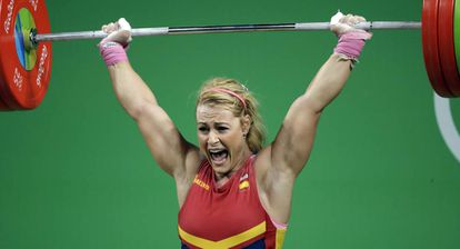 Lydia Valentín, en la final de Río.