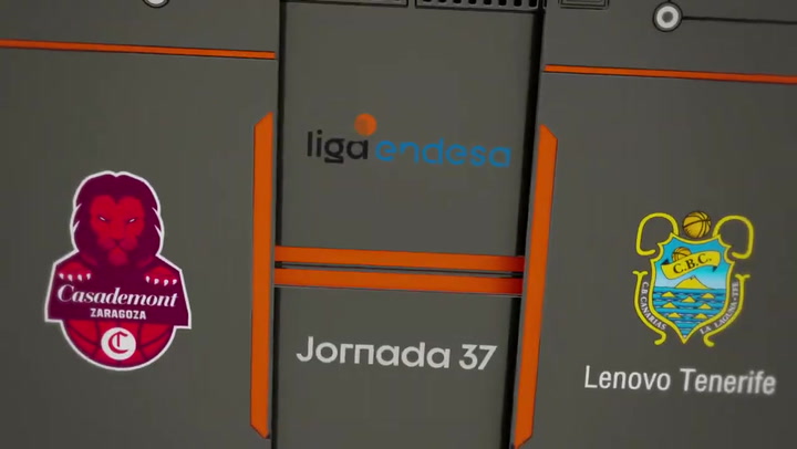Resumen del Casademont Zaragoza - Lenovo Tenerife (60-91)