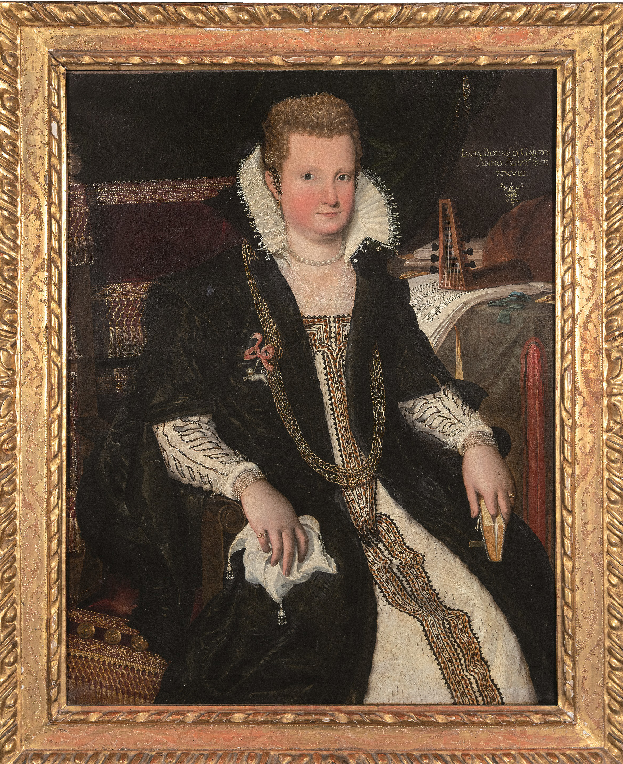 El retrato de Lucia Bonasoni di Garzoni de Lavinia Fontana que va a ser subastado en Segre, en Madrid.