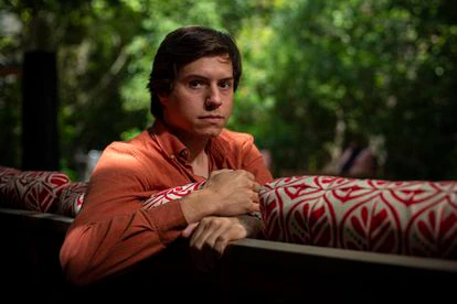 El escritor portugués Afonso Reis Cabral, el pasado 6 de mayo en Barcelona.