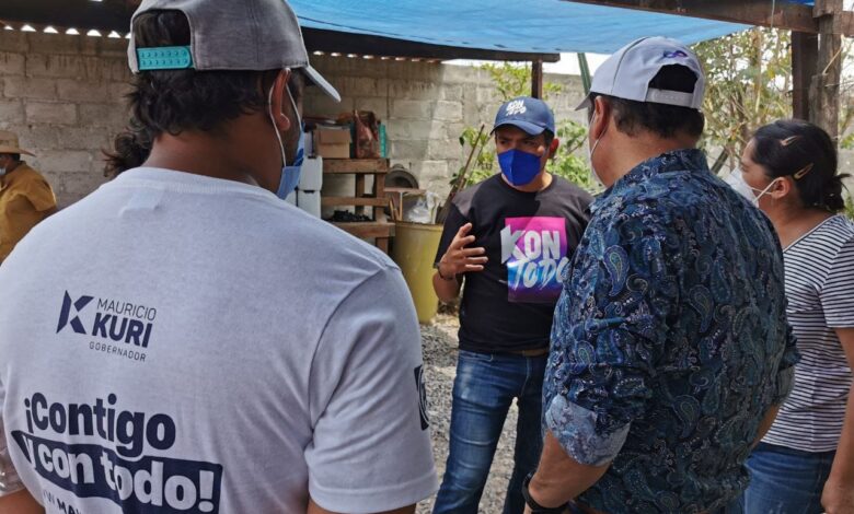 Amarildo Bárcenas ofrece propuestas de campaña a mujeres de Quintanares