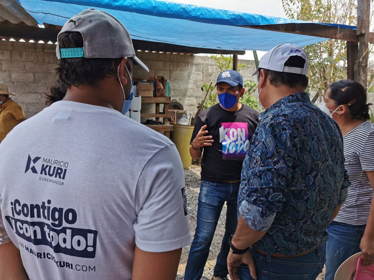 Amarildo Bárcenas ofrece propuestas de campaña a mujeres de Quintanares