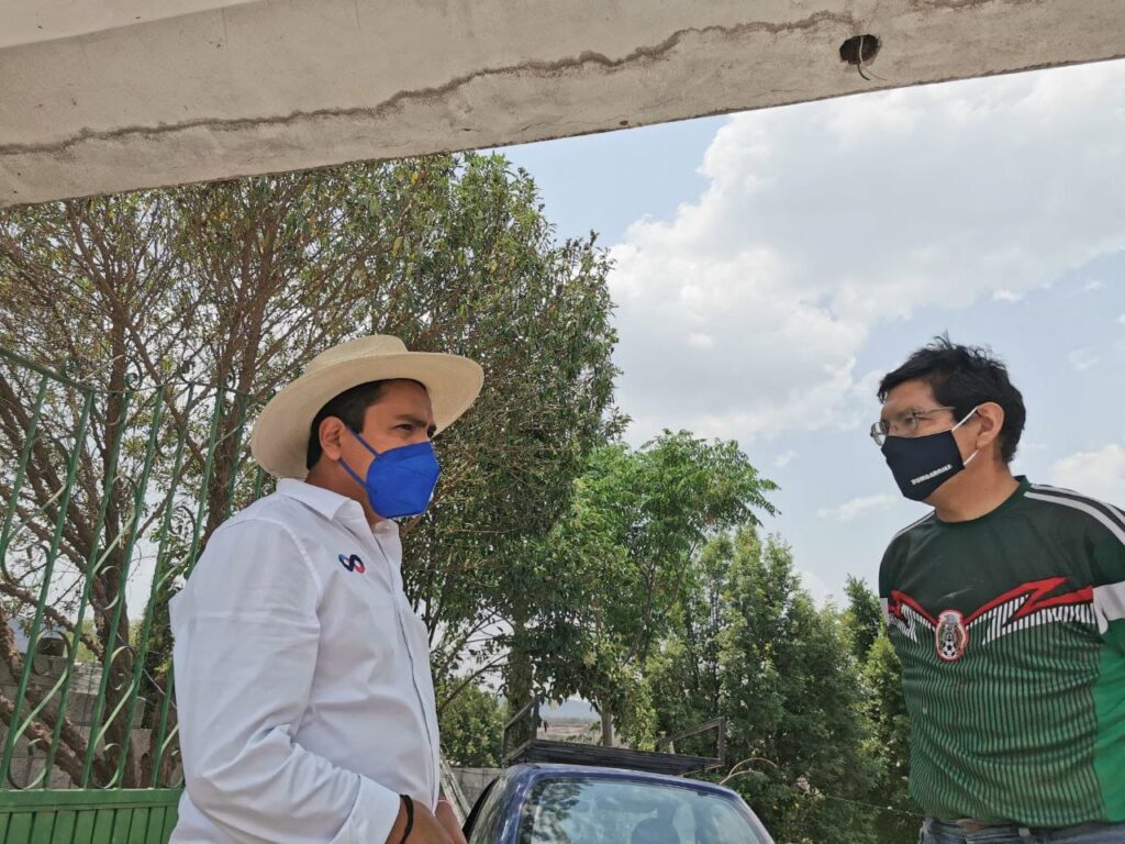 Amarildo Bárcenas realiza campaña  y es aceptado por la comunidad de San Antonio La D