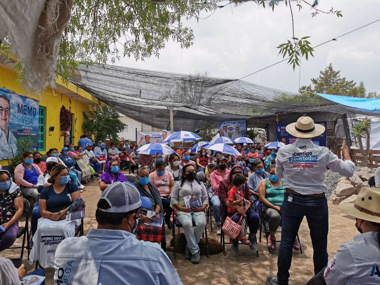 Amarildo Bárcenas trabajará porque haya regularización territorial y de servicios para escobedenses