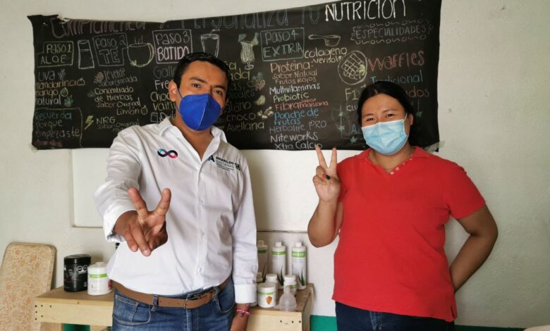 Amarildo Bárcenas visita la comunidad de La Venta ofrece calles dignas y seguras