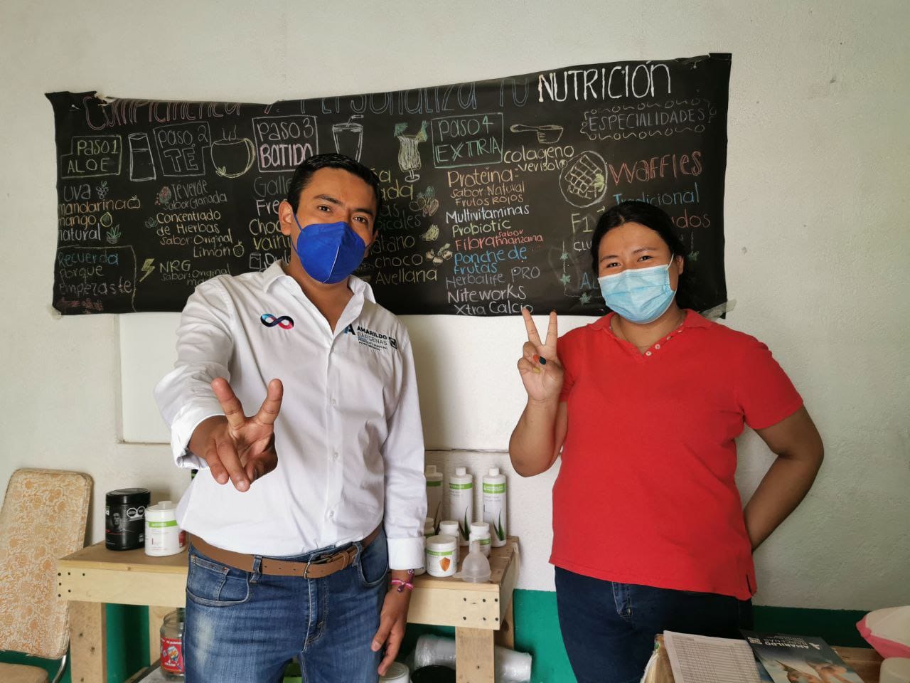 Amarildo Bárcenas visita la comunidad de La Venta ofrece calles dignas y seguras