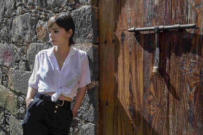 La escritora Andrea Abreu, en La Laguna (Tenerife), el pasado 8 de mayo.