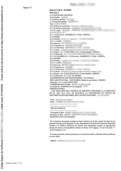 Libro de familia digital