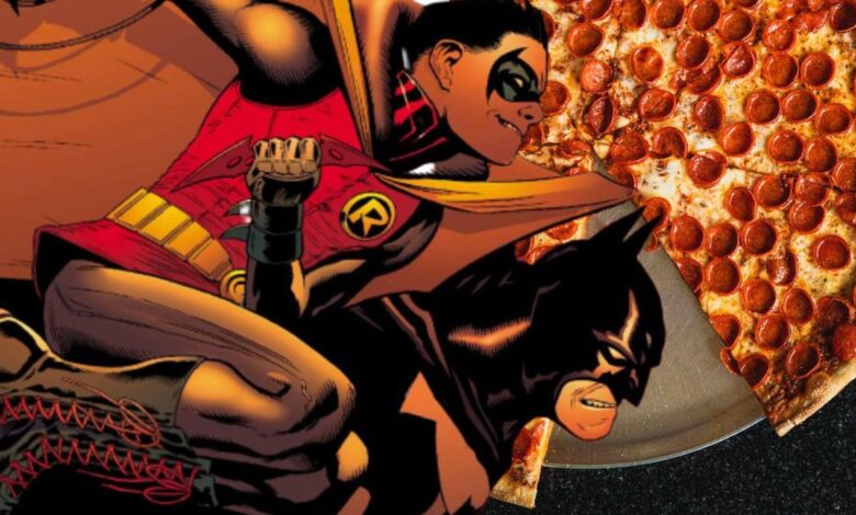 Batman casi vio cómo la pizza mata toda su ciudad |