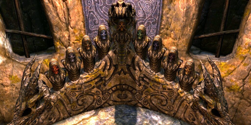 Cada máscara de sacerdote dragón de Skyrim, clasificada de peor a mejor