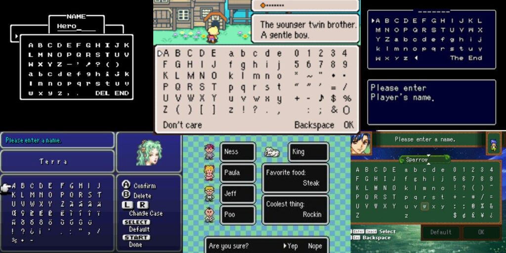 Canon o nombres personalizados en videojuegos de rol: ¿Cuál es la mejor opción?