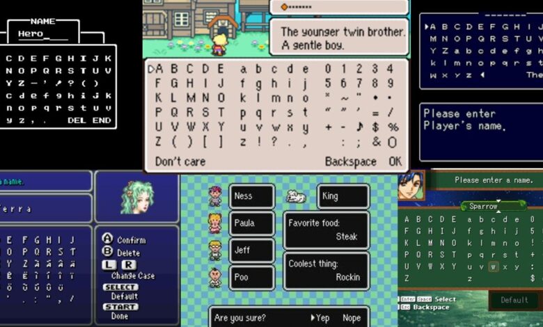 Canon o nombres personalizados en videojuegos de rol: ¿Cuál es la mejor opción?