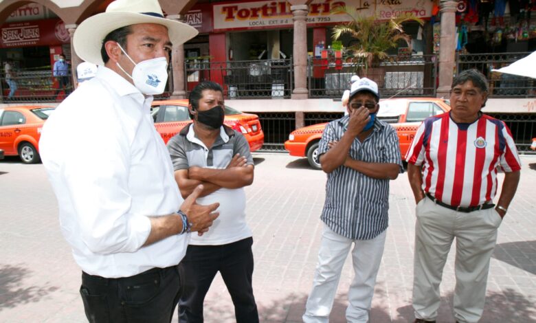 Comerciantes de la FUC brindan apoyo a Roberto Cabrera