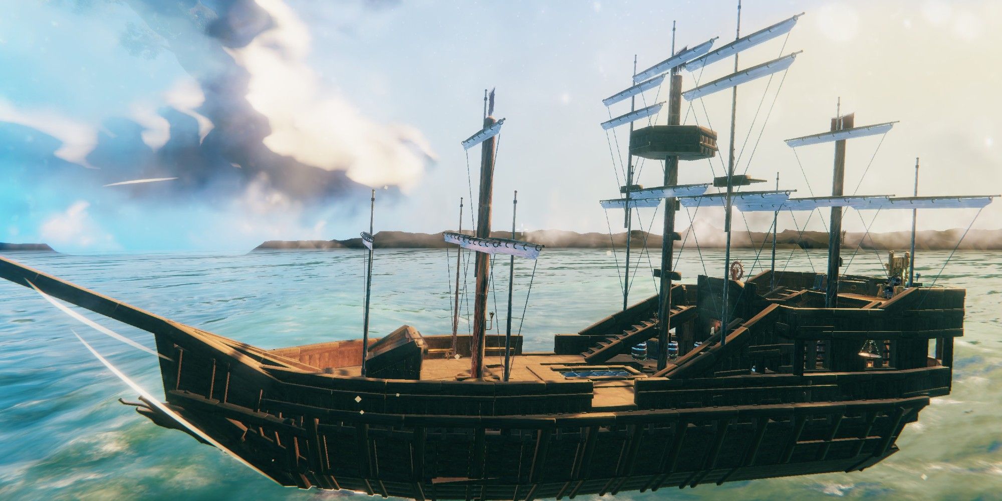 Cómo construir un barco personalizado en Valheim (ValheimRAFT mod)