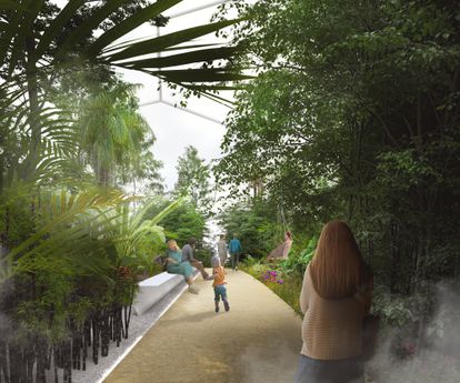 Así podría ser el interior de una de las islas del proyecto que pretende funcionar sin emisiones de ningún tipo.