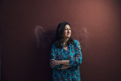 La periodista y escritora Cruz Morcillo, en Madrid el pasado jueves.