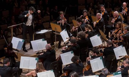David Afkham, en un concierto el año pasado al frente de la Orquesta Nacional de España.