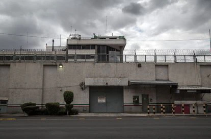 Fachada del CFA, centro de reclusión donde se encuentra el Güero Palma en Ciudad de México.