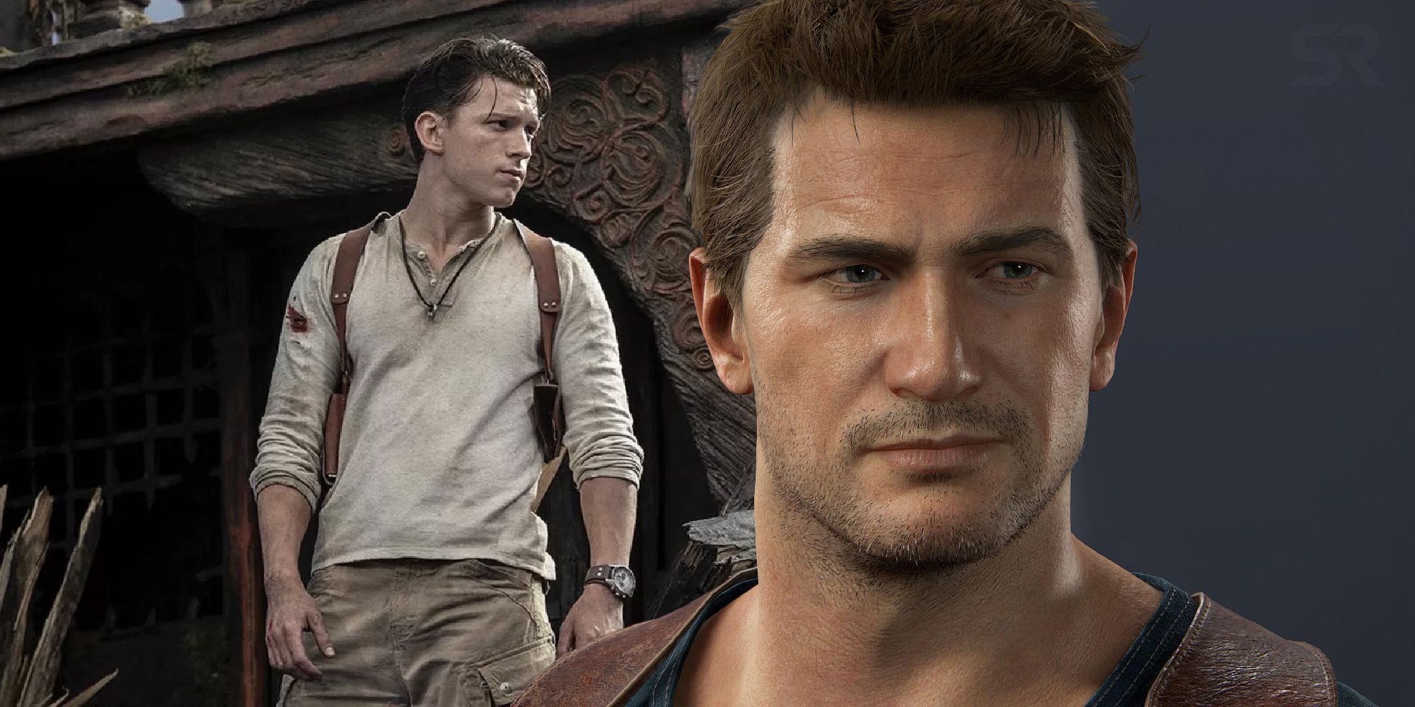 El actor Nathan Drake de Uncharted Game elogia el trabajo de acrobacias de Tom Holland