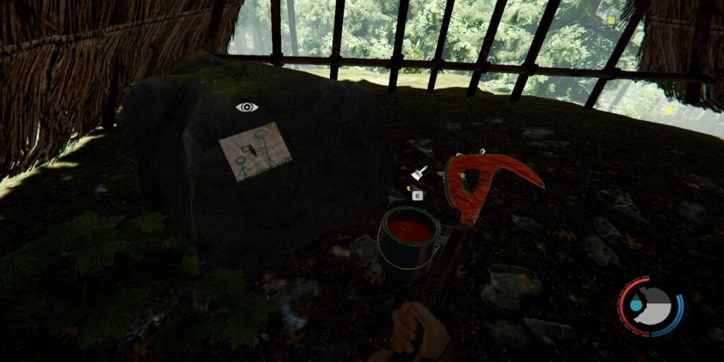 El bosque: dónde encontrar pintura roja (y para qué se usa)