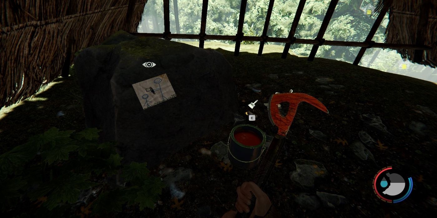 El bosque: dónde encontrar pintura roja (y para qué se usa)