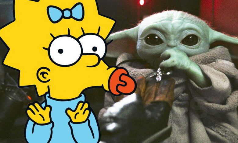 El corto de Star Wars de Los Simpson se burla de Baby Yoda Reliance de Disney
