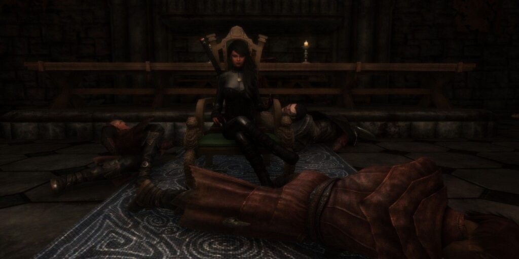 El jugador de Skyrim mató a todos los PNJ y criaturas del juego